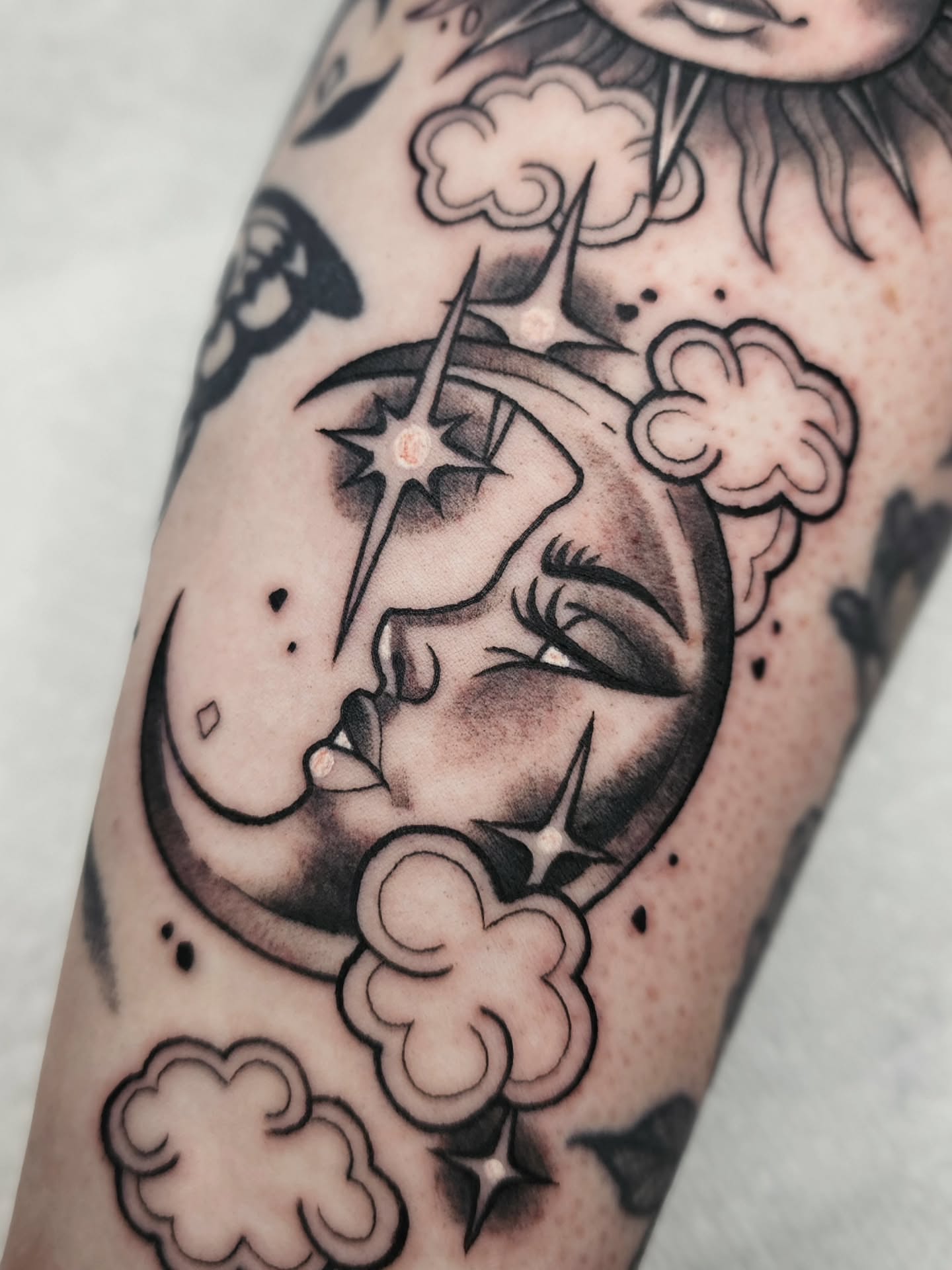 Tattoo by @alexalachutatattoos — american_traditional, black_and_grey