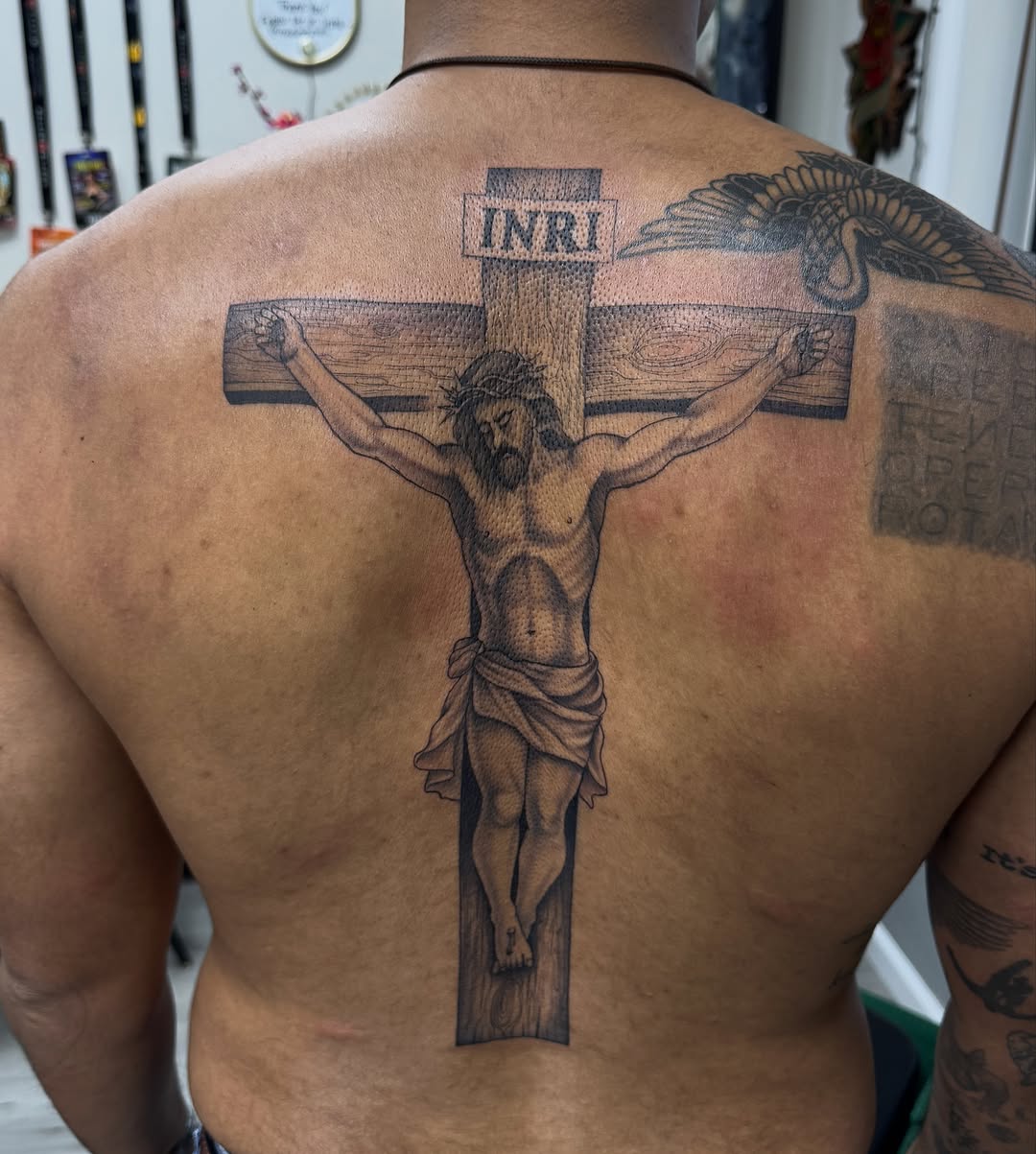 Tattoo by @modinerostattoos — realism, black_and_grey