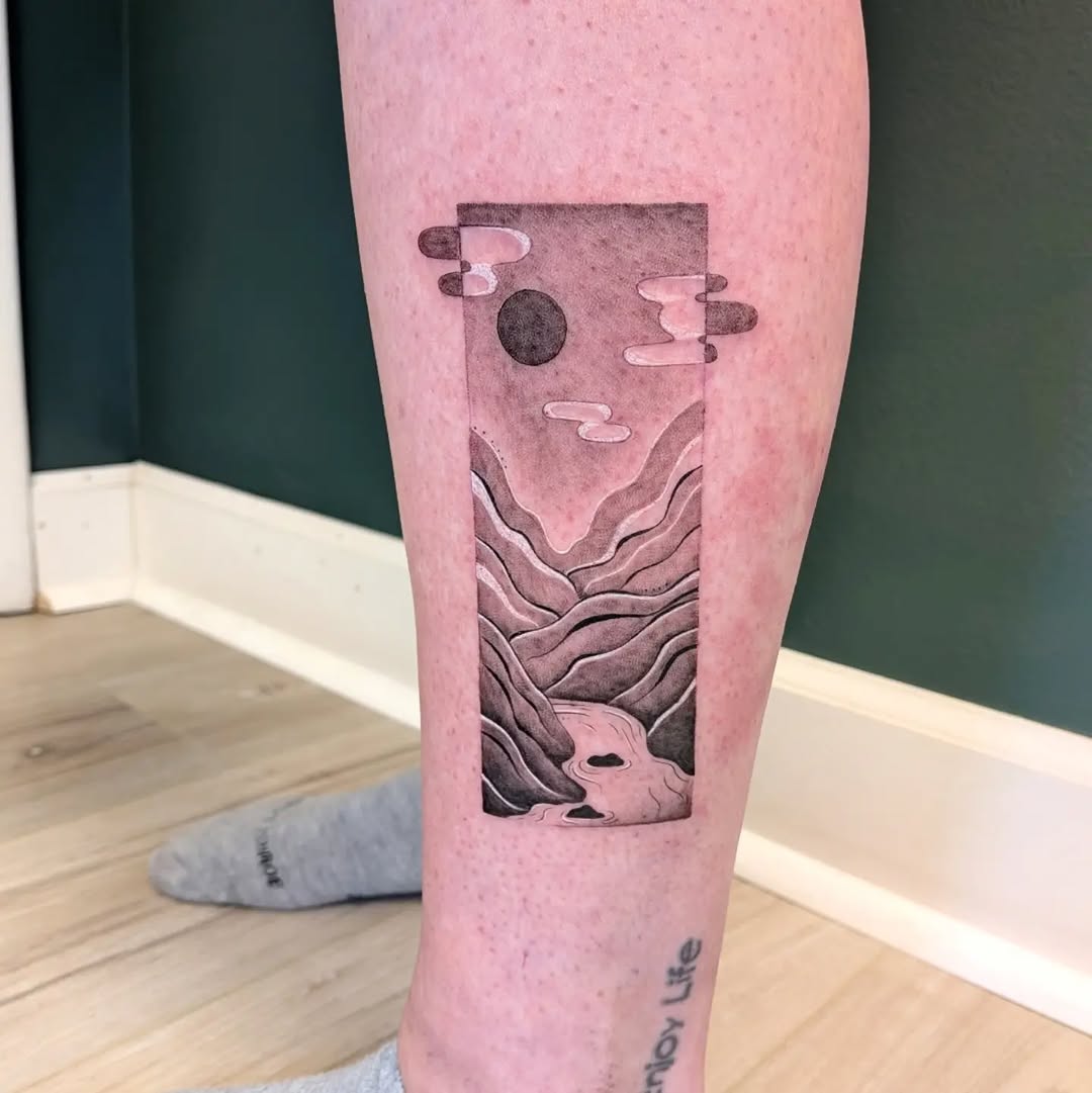 Tattoo by @tattoosbylucyl โ dotwork, black_and_grey