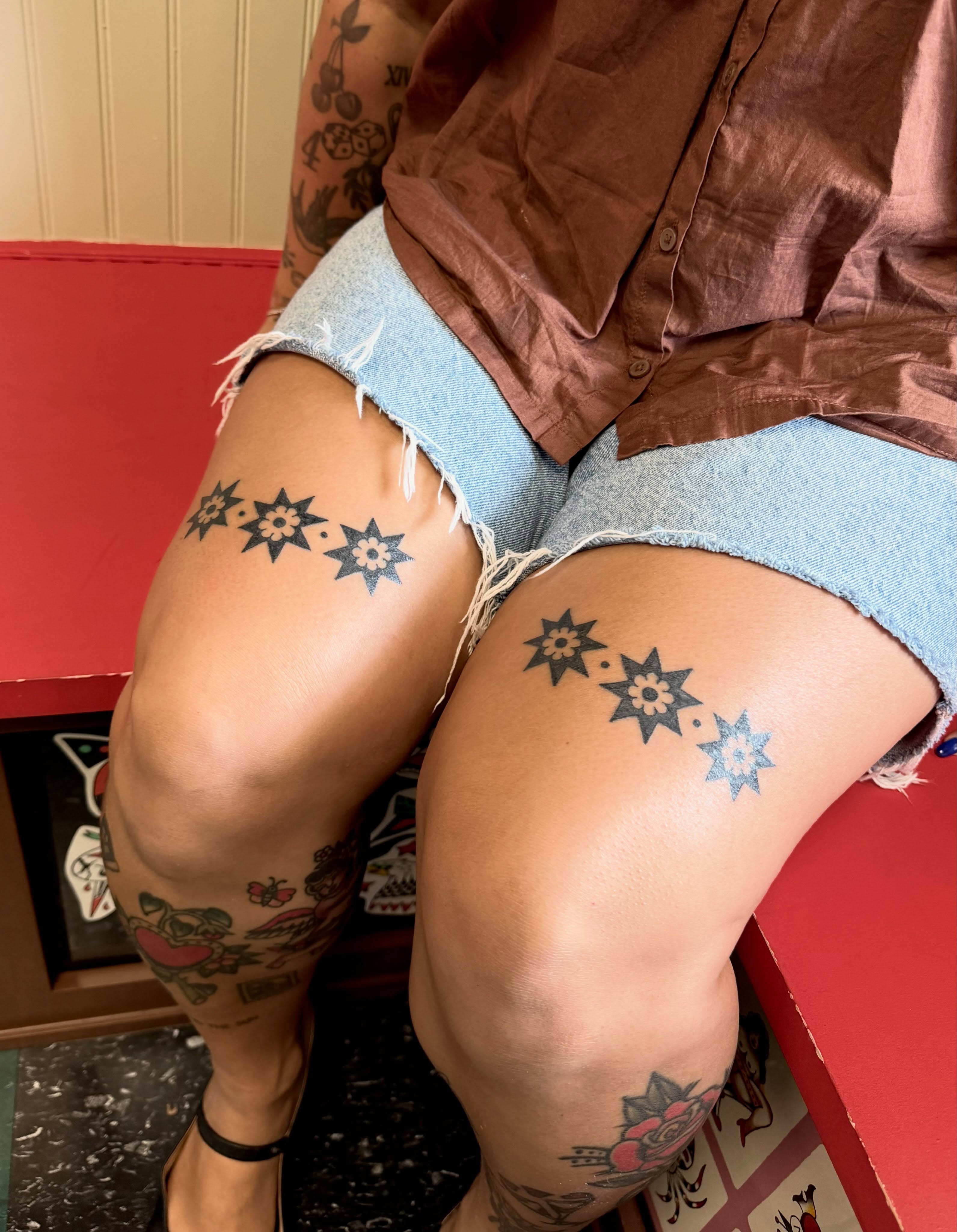 Tattoo by @toniaraye_tattoo — dotwork