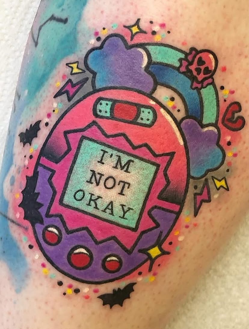 Tattoo by @roxyrydertattoo — dotwork