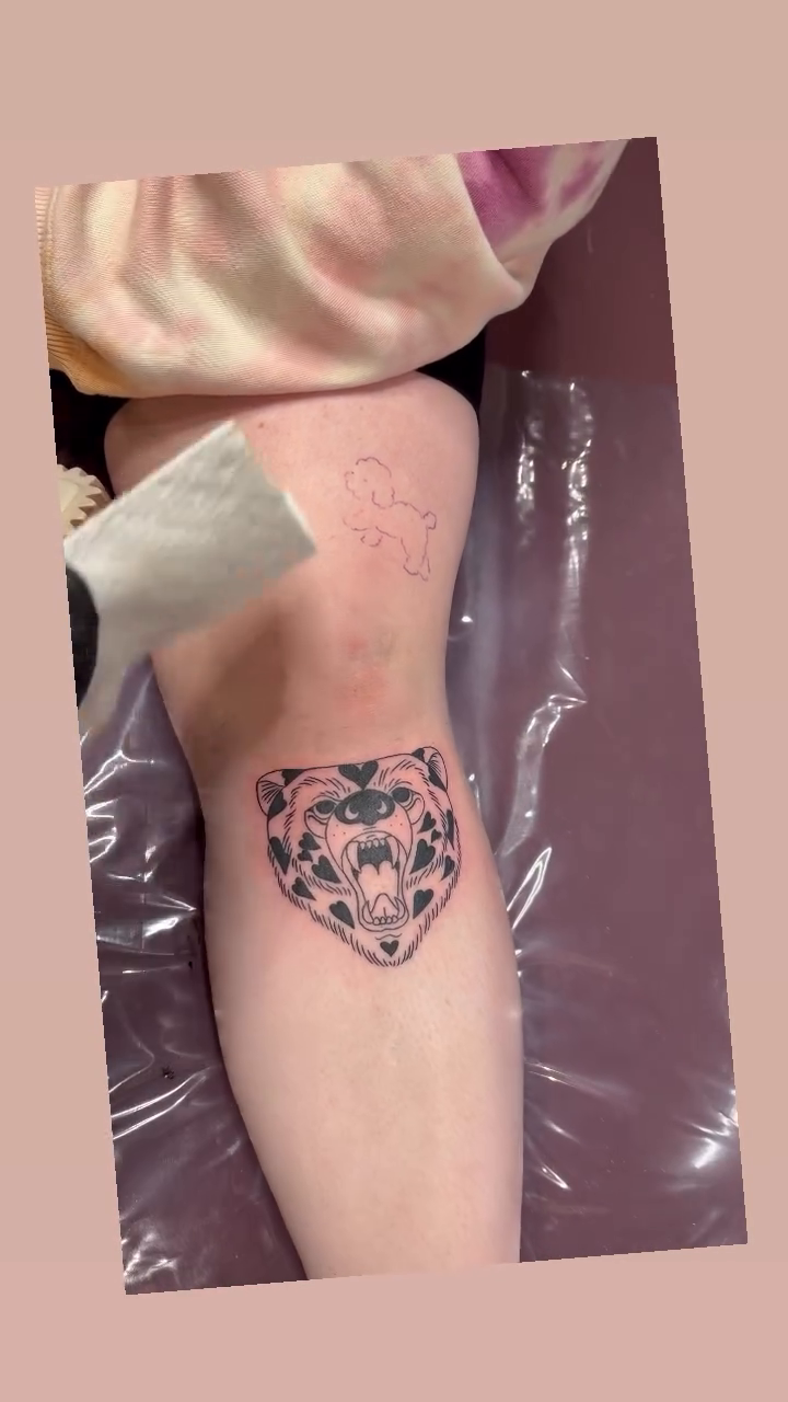 Tattoo by @rayscott_tattoo — geometric, blackwork