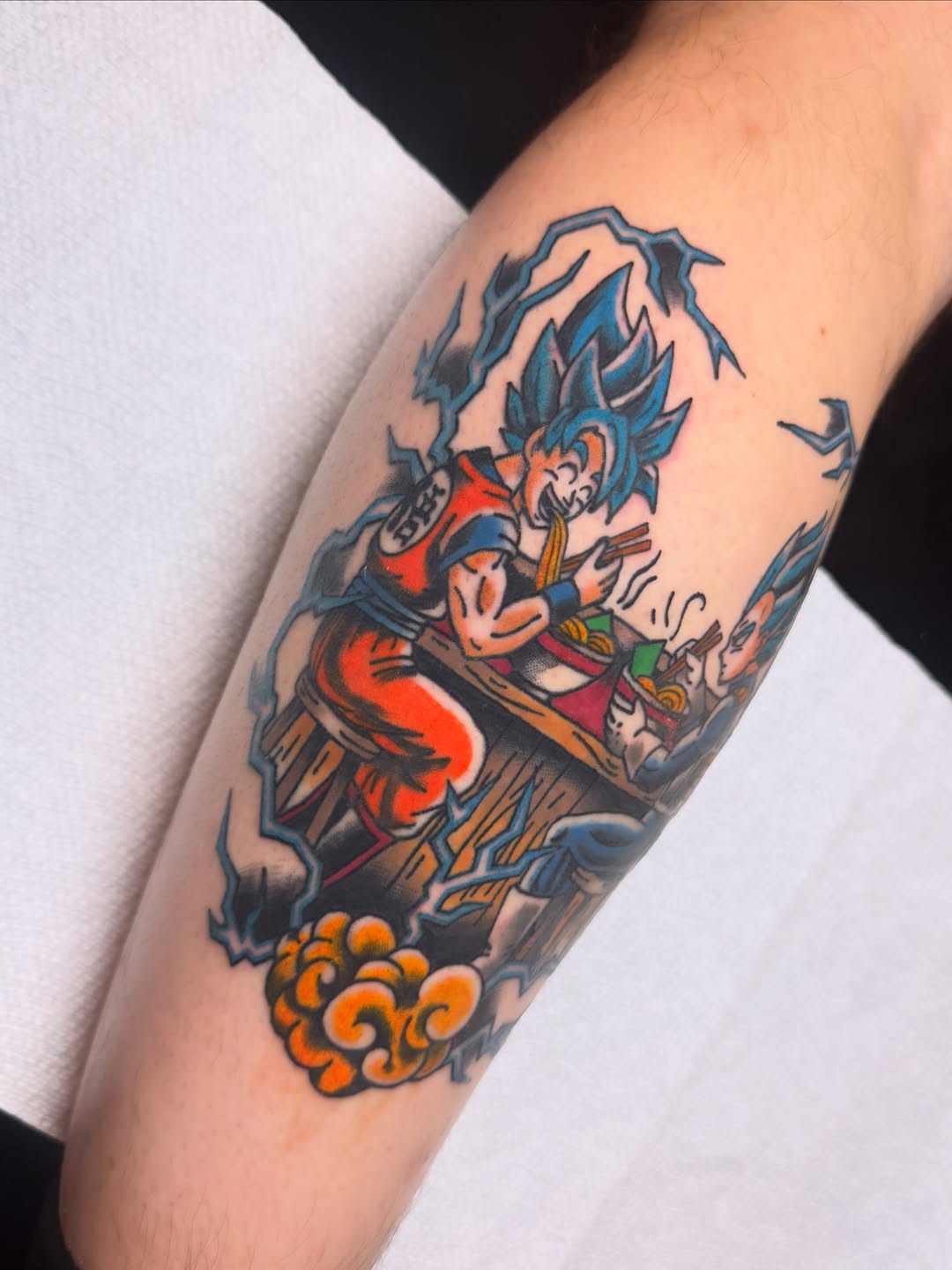 Tattoo by @scquilly — new_school, anime