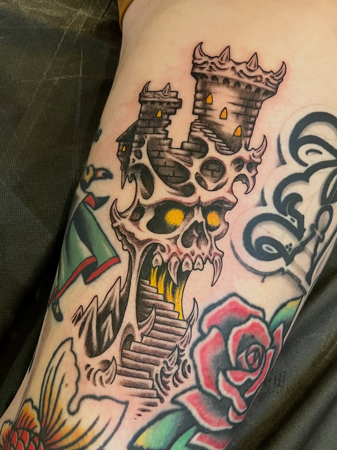 Tattoo by @czatattoos — american_traditional, neo_traditional