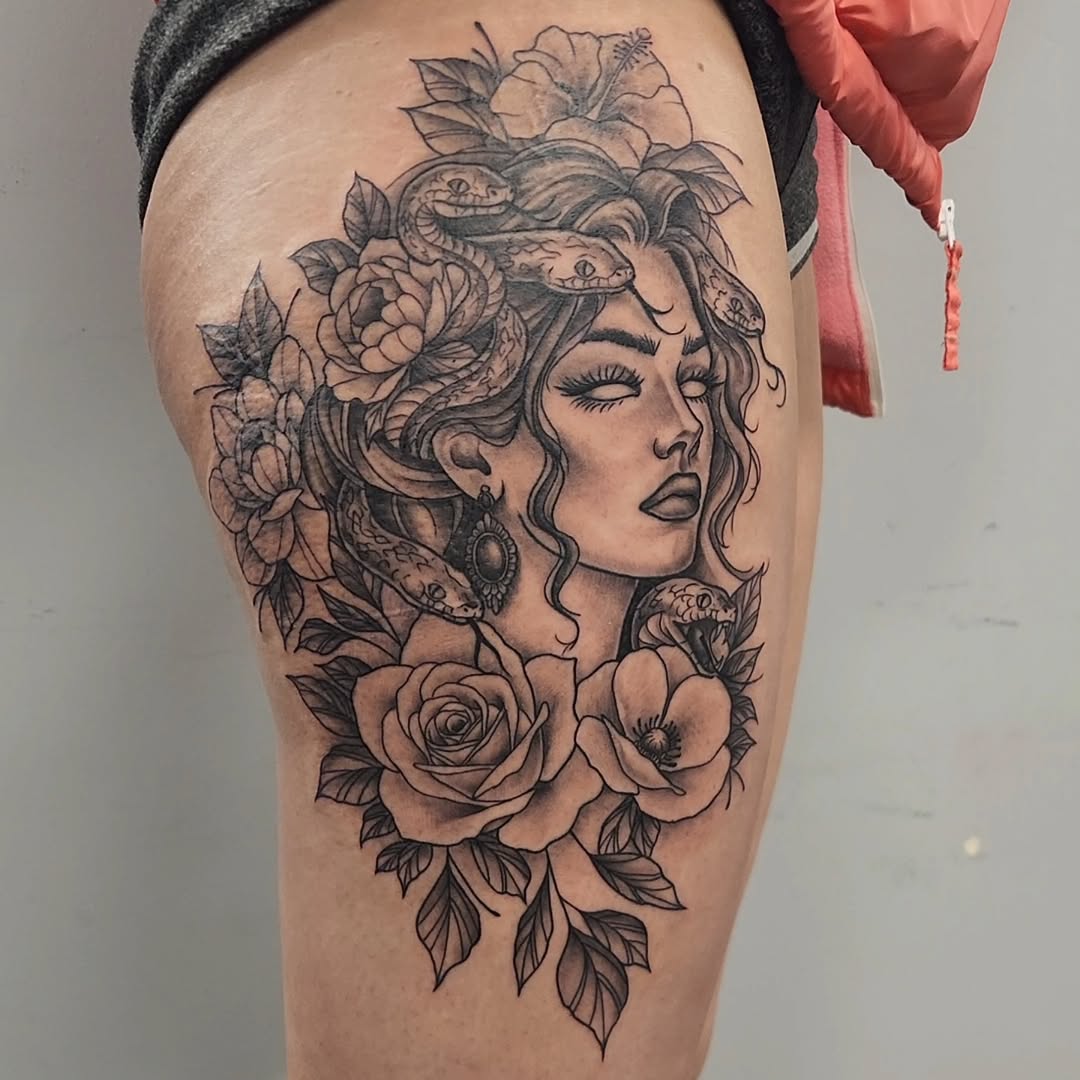 Tattoo by @jaugust.tattoos — black_and_grey, realism
