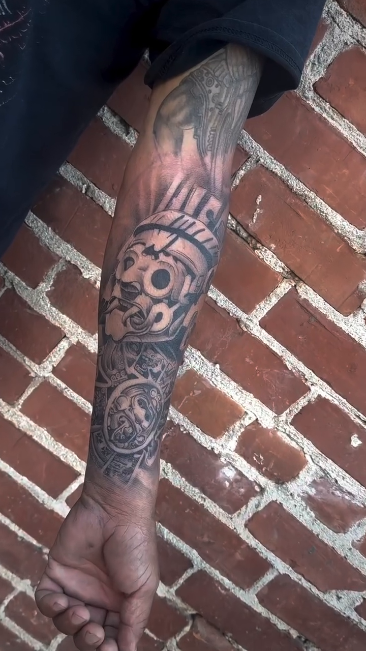 Tattoo by @inkedbyanangel_ — black_and_grey, realism