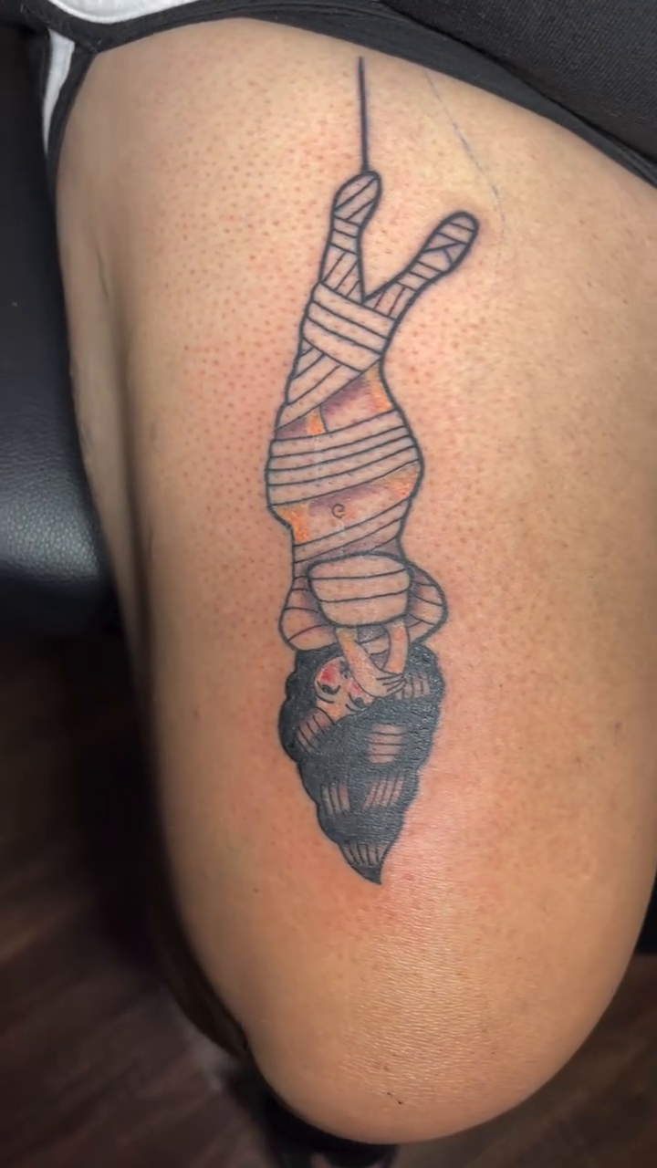 Tattoo by @flacosplacasos โ trash_polka