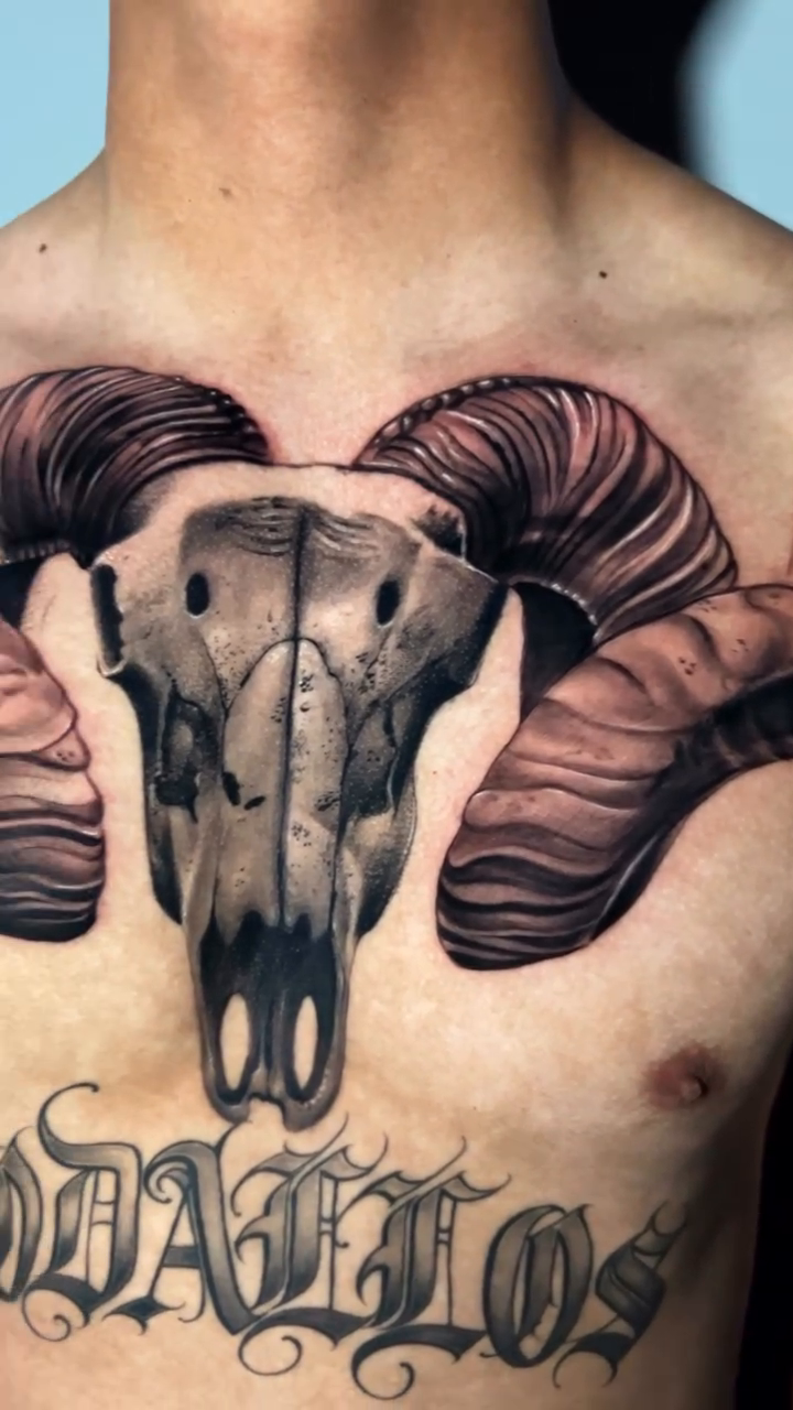 Tattoo by @yackolettersx6 β realism, black_and_grey