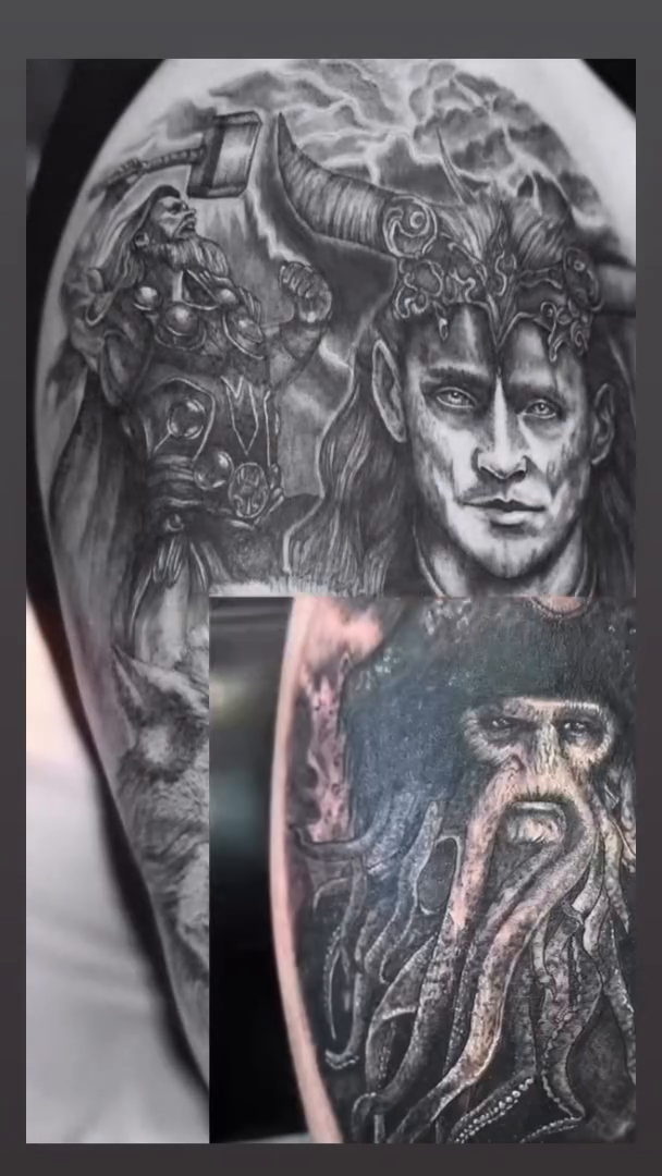 Tattoo by @anyaictattoos — realism, black_and_grey