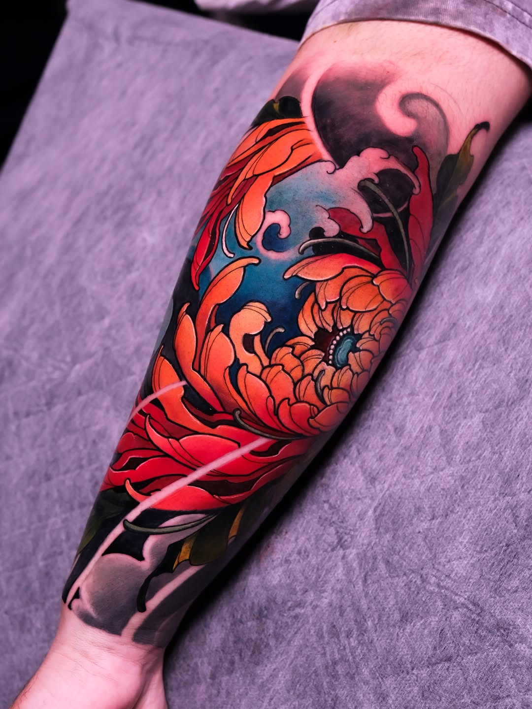 Tattoo by @harleytattooartist — japanese_irezumi, neo_traditional