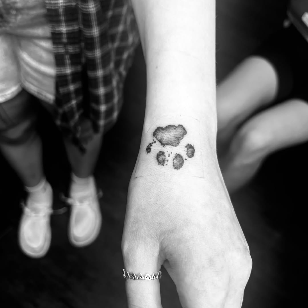 Tattoo by @sydneyrosetattoos — fine_line, black_and_grey