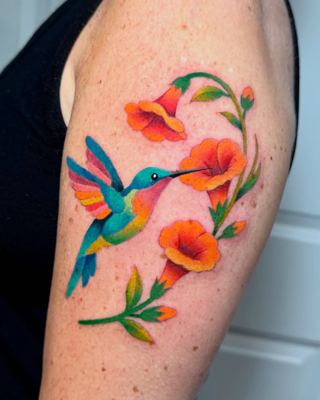 Tattoo by @nickmtattoos โ realism, watercolor