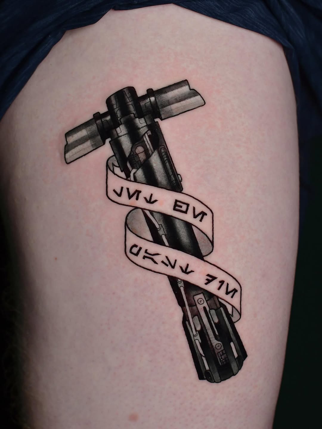 Tattoo by @besimplistic — black_and_grey, realism