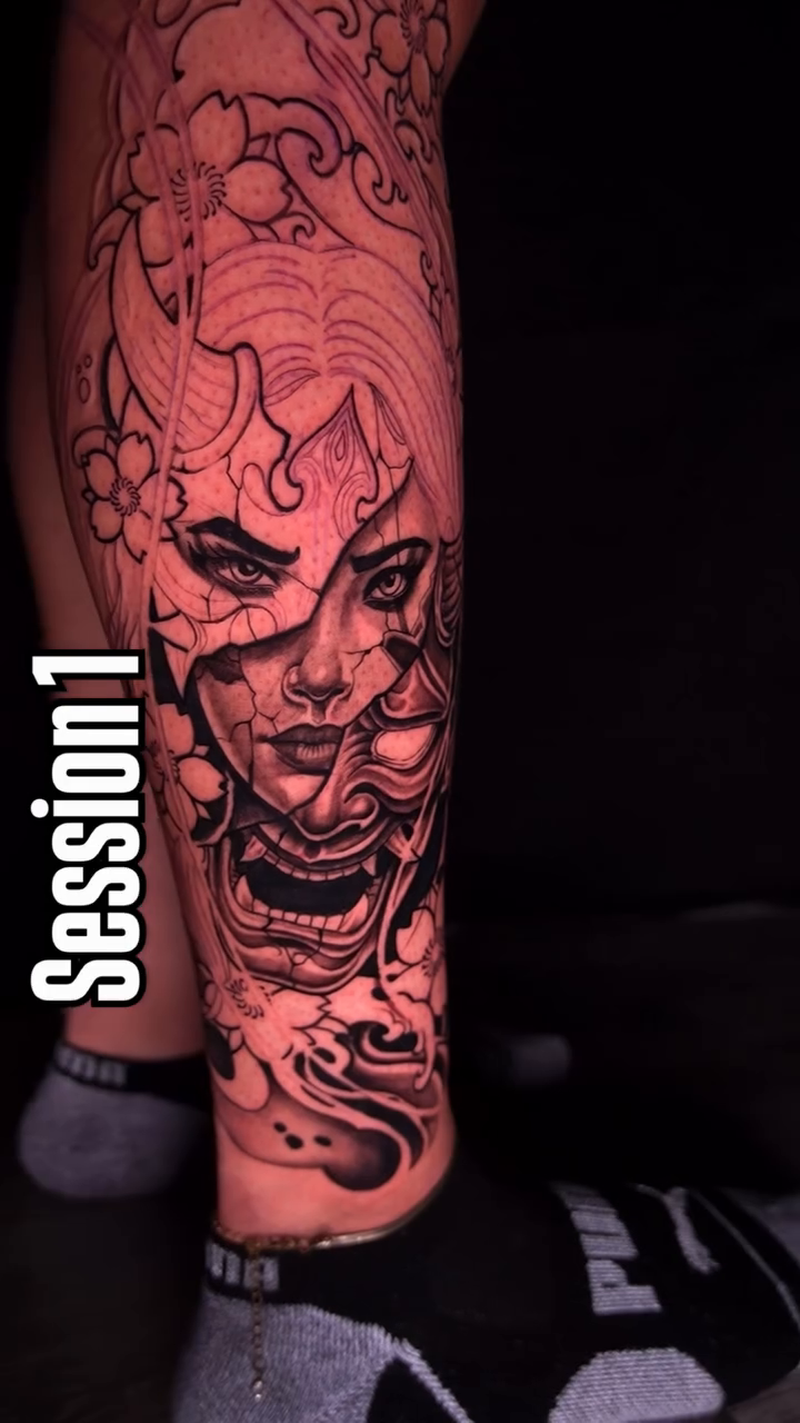 Tattoo by @tattoosbygregp — japanese_irezumi, black_and_grey