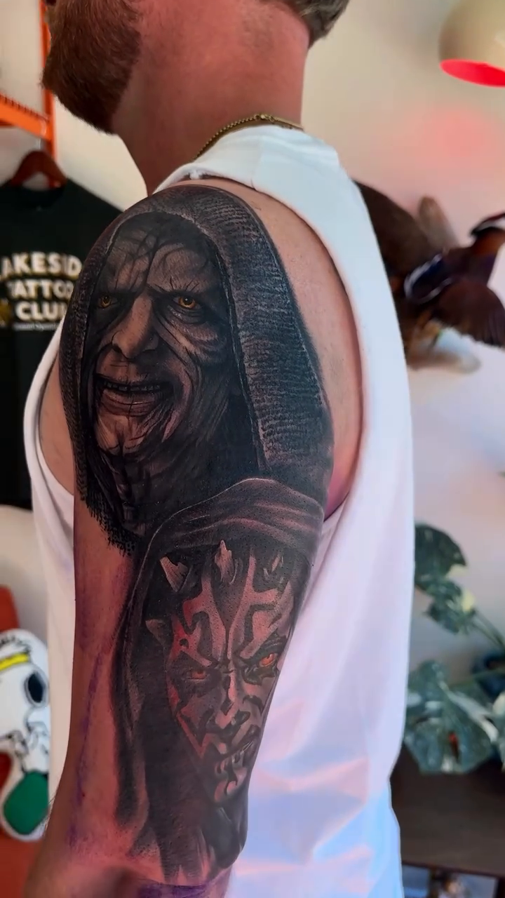 Tattoo by @brycemoodietattoo — realism, dark_realism