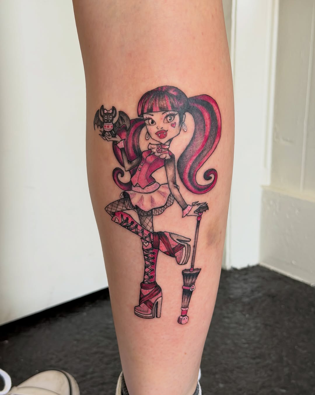 Neo-traditional tattoo on the forearm by Sophia, New Carlisle, Ohio