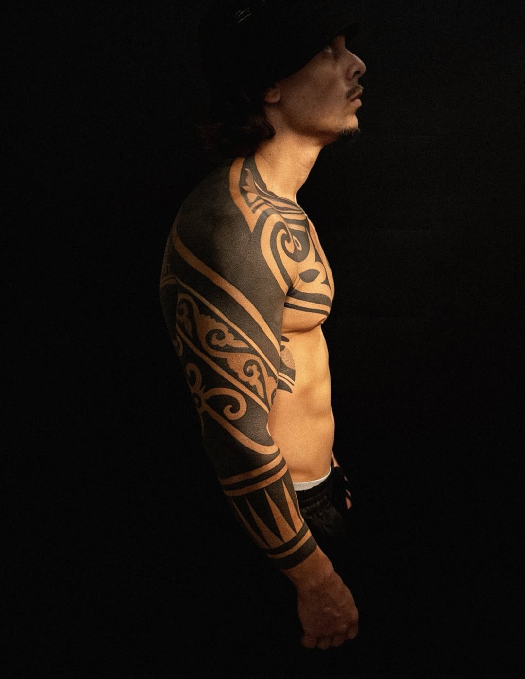 Tattoo by @danielsbauti — tribal, blackwork