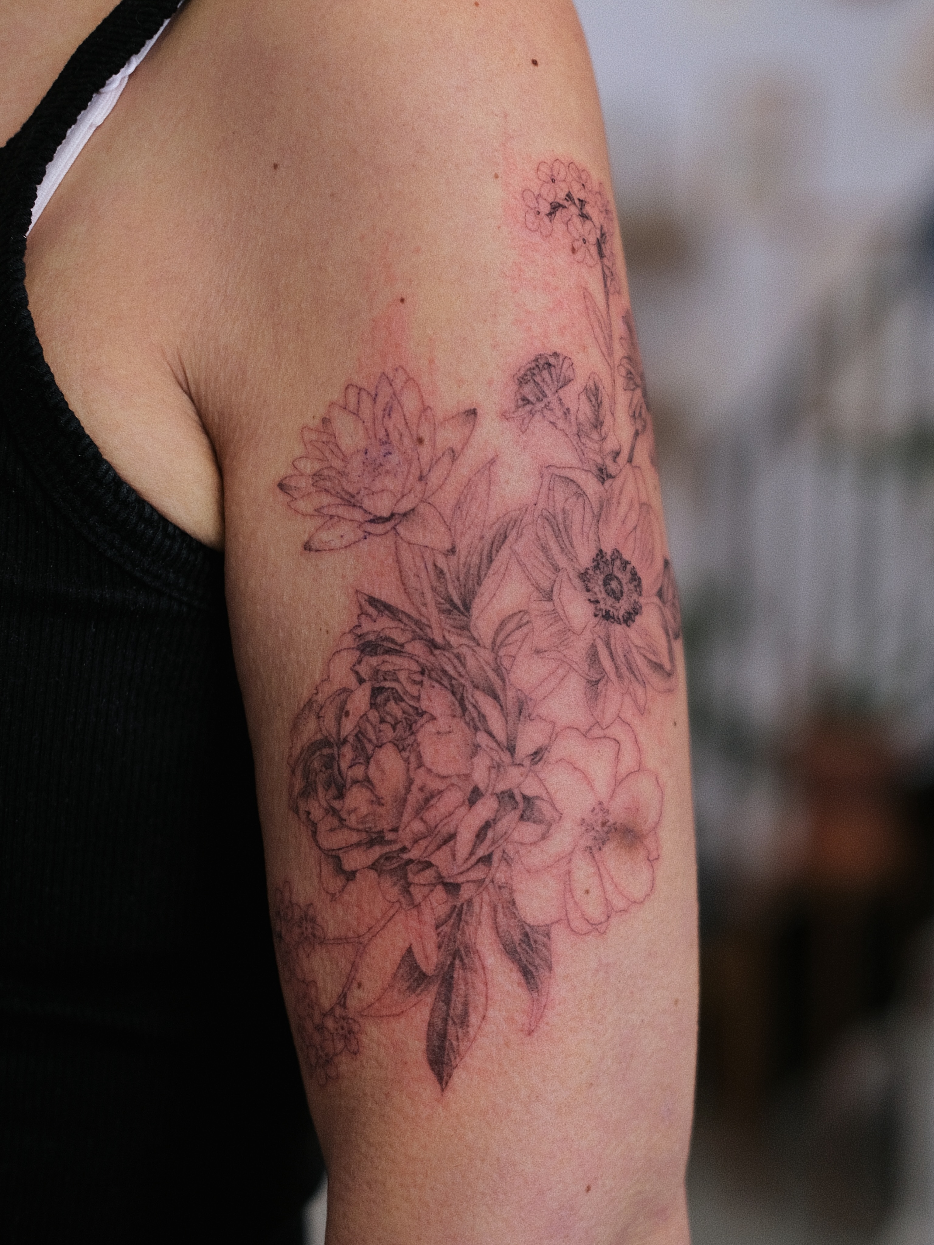 Tattoo by @jieminart — black_and_grey