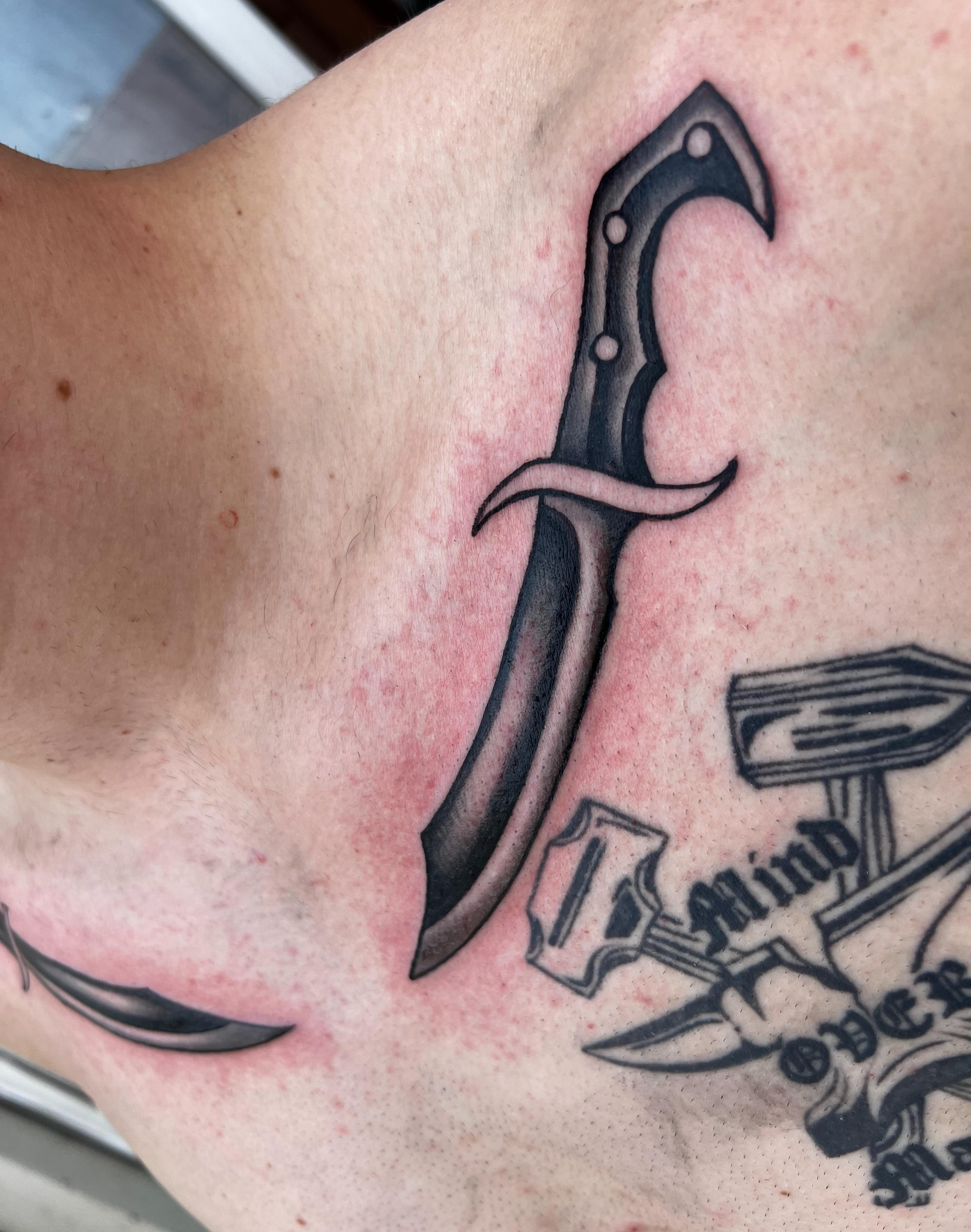 Tattoo by @artbyady — black_and_grey