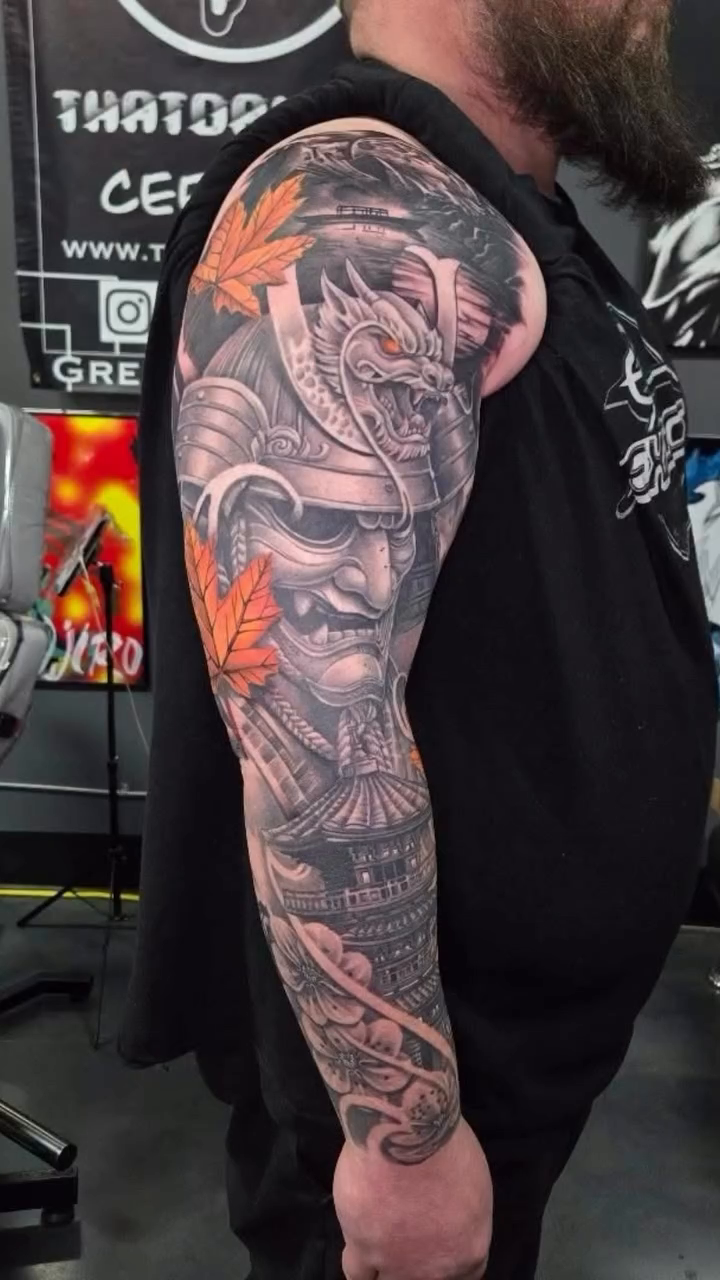 Tattoo by @thatdamcee — japanese_irezumi, neo_traditional