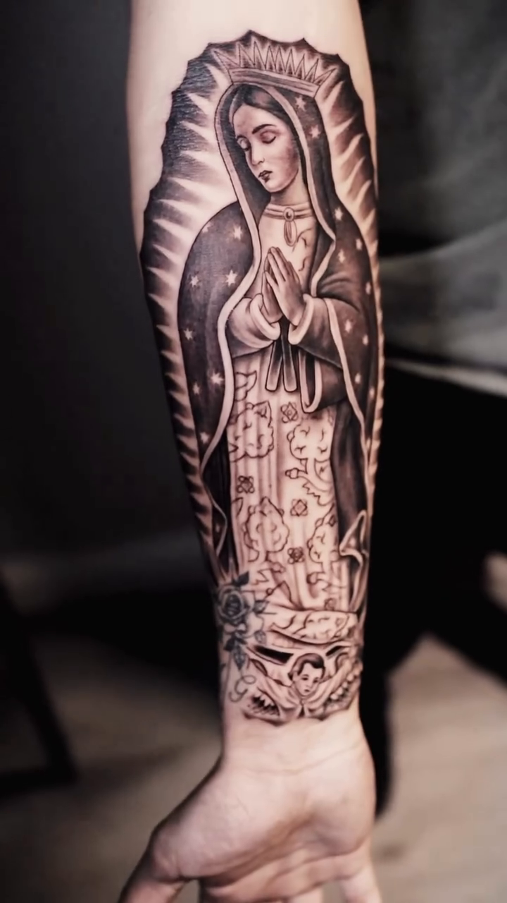 Tattoo by @artfabn — black_and_grey, realism