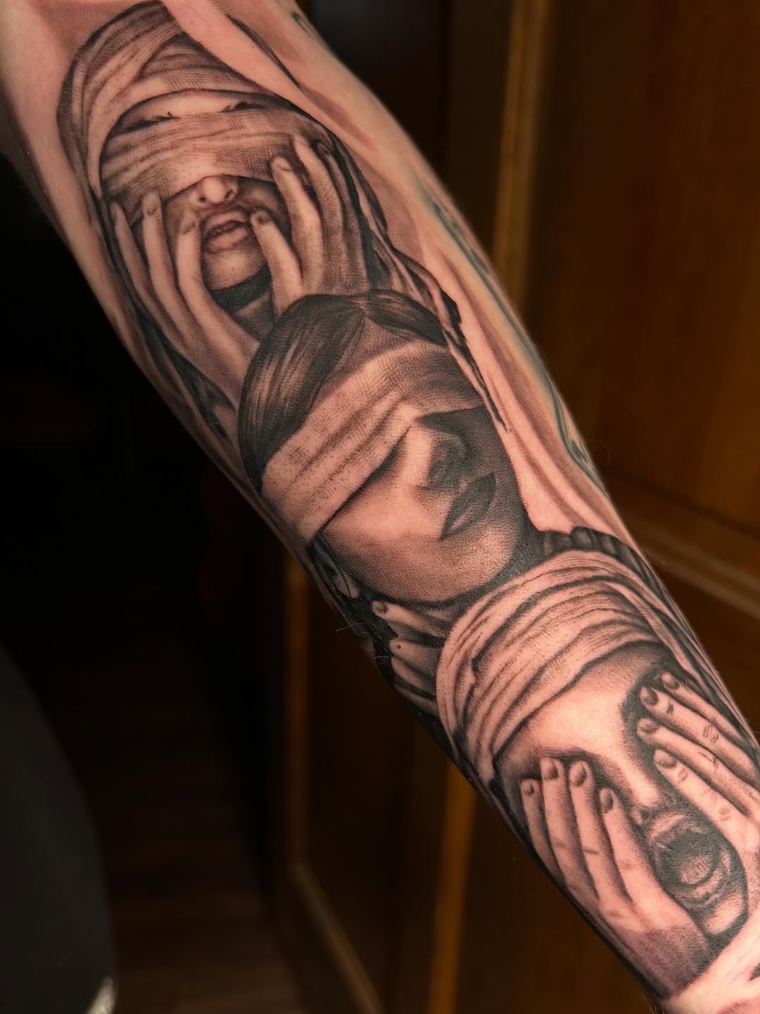 Tattoo by @vanessa.kendyll — realism, black_and_grey