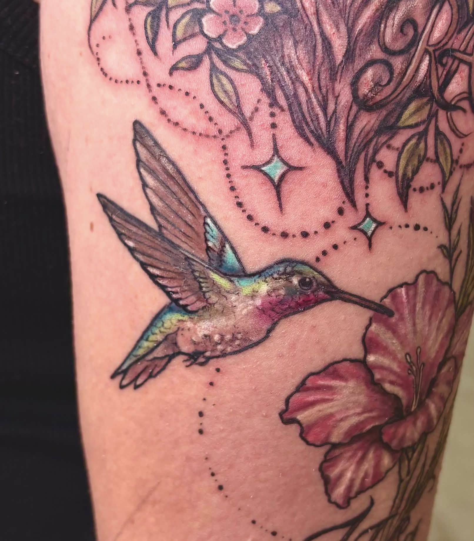 Tattoo by @ciarahofmeisterink — dotwork, realism