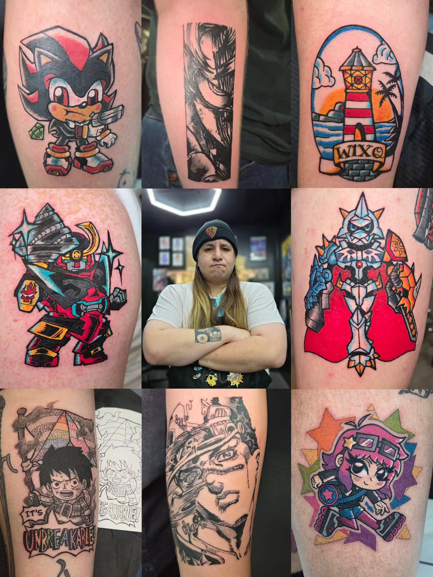 Tattoo by @joc_o_tattoo — new_school, anime