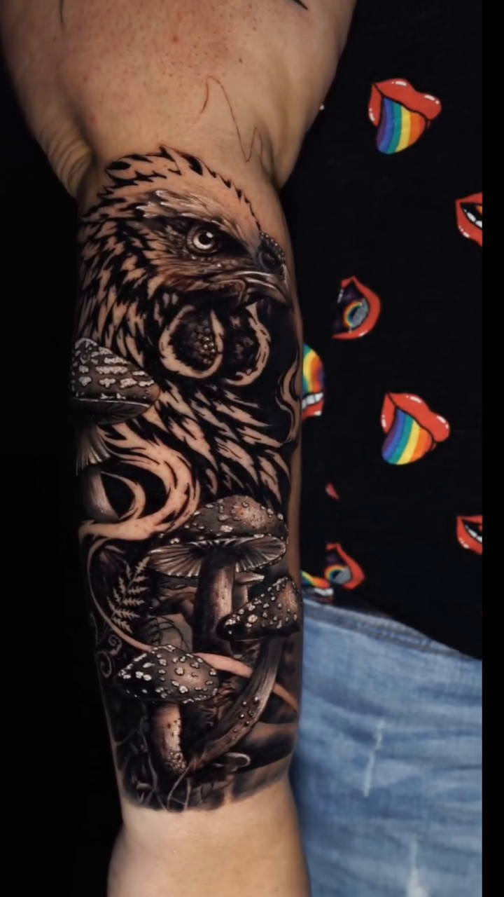 Tattoo by @pango_tattoo — realism, black_and_grey