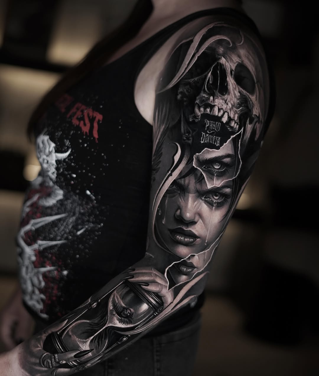 Tattoo by @saranieto_ — realism, dark_realism
