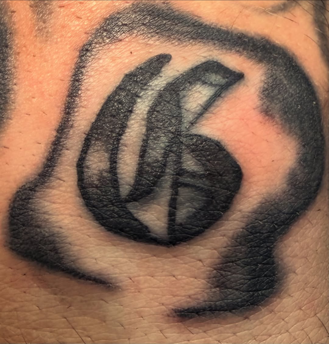 Abstract symbol cyber sigilism tattoo by Addison Bruce