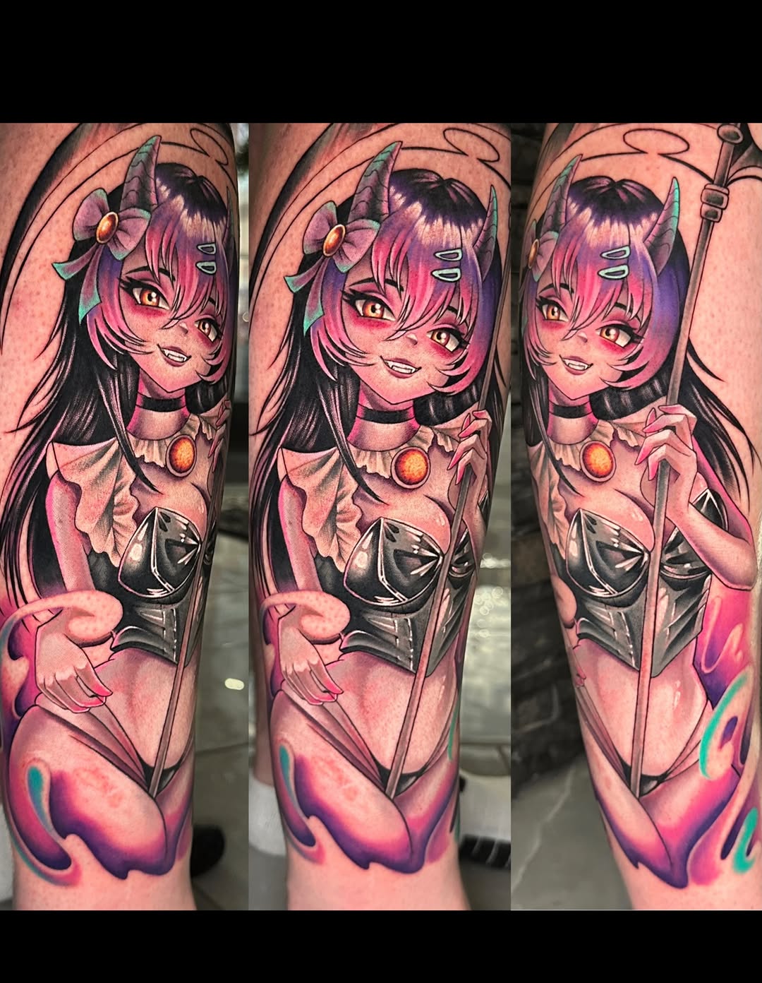 Tattoo by @chynnajade.tattoos — anime, new_school