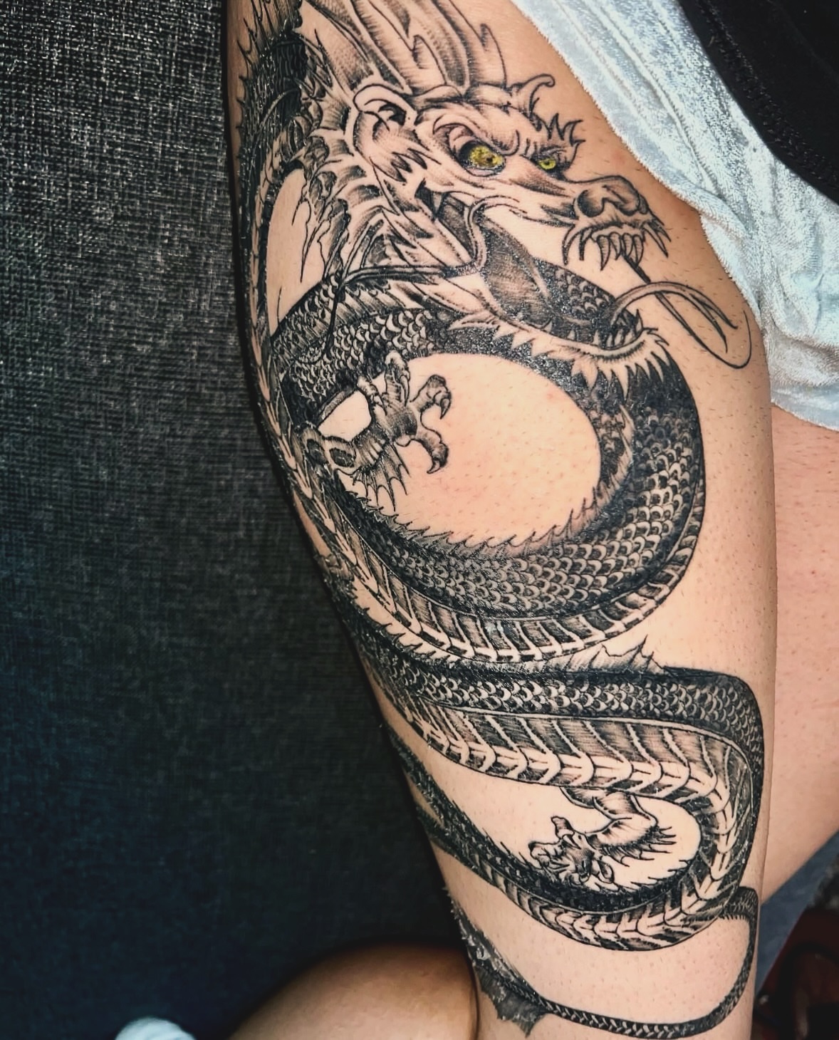 Tattoo by @colinmohamed — black_and_grey, realism