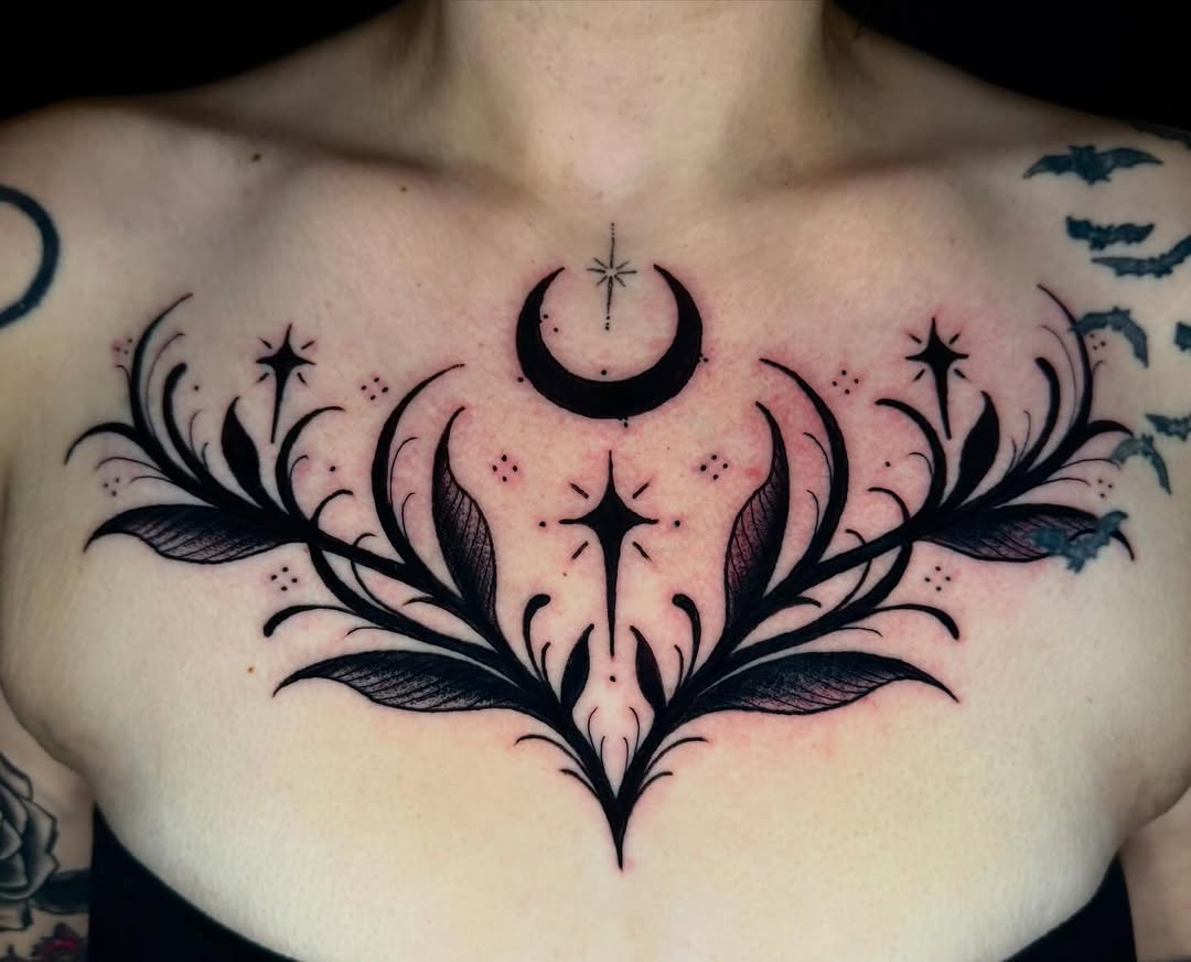 Tattoo by @trentonhtattoos — blackwork, ornamental