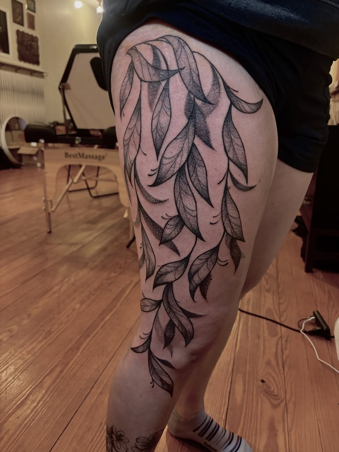 Tattoo by @that.tattoo.vampire — dotwork, fine_line