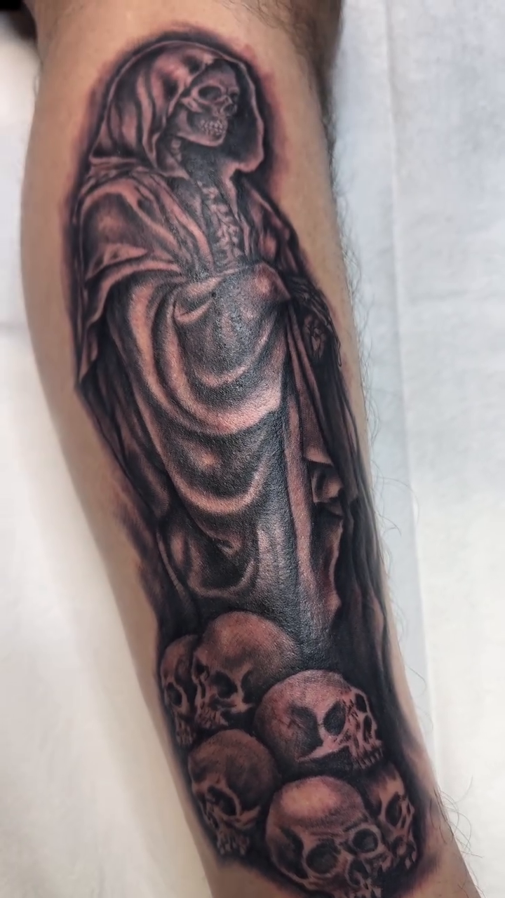 Tattoo by @inkfromanthony β dark_realism, black_and_grey