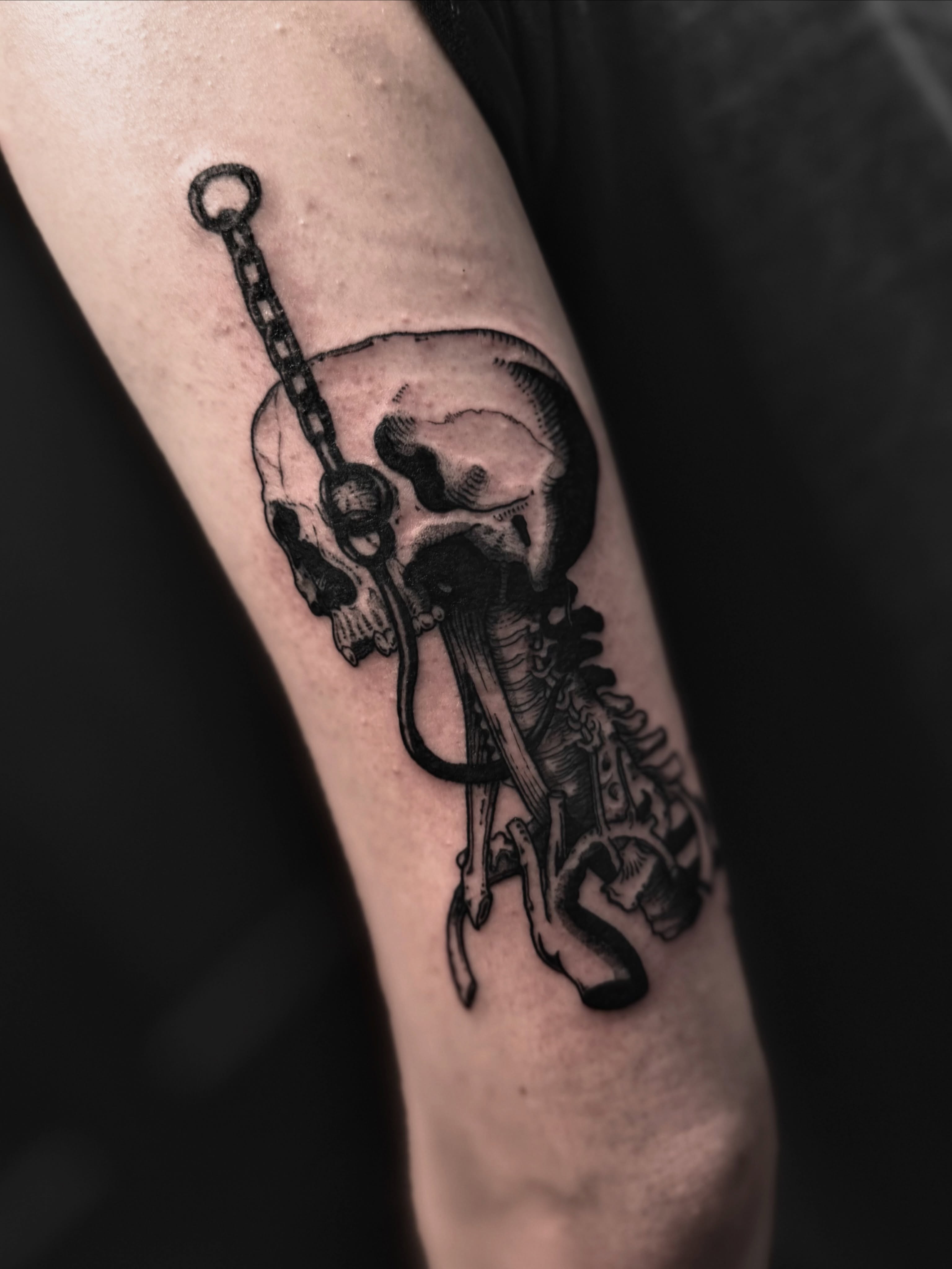 Tattoo by @korztattoo โ black_and_grey, realism