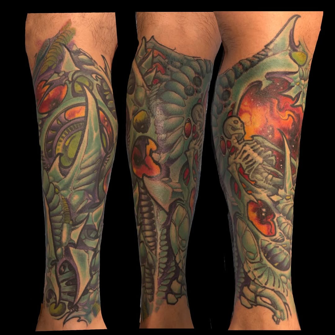 Tattoo by @musashi915 — new_school, dark_realism