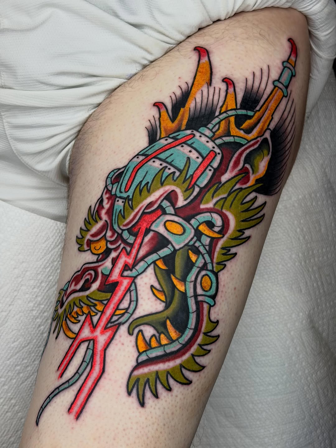 Tattoo by @brandonmc86 โ american_traditional, neo_traditional
