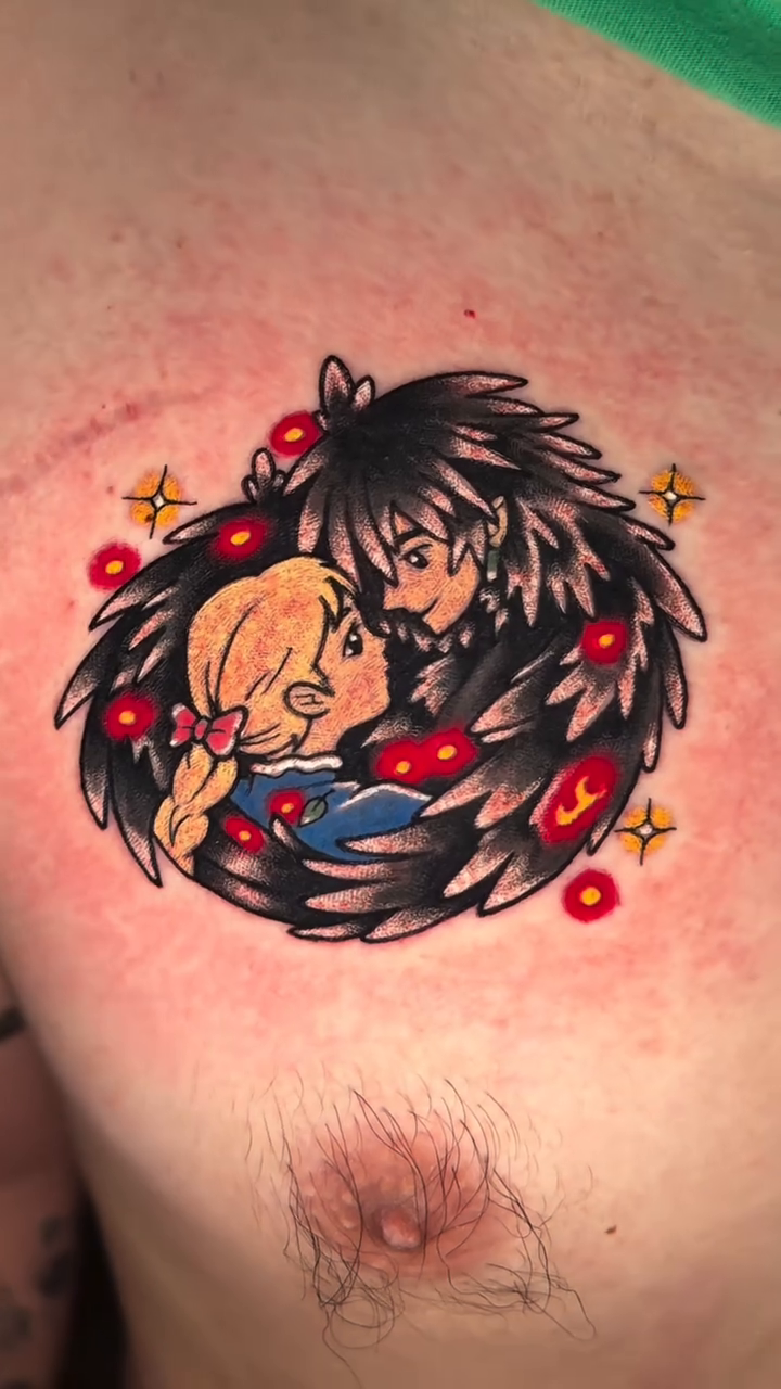 Tattoo by @tattoosbyraychill โ anime