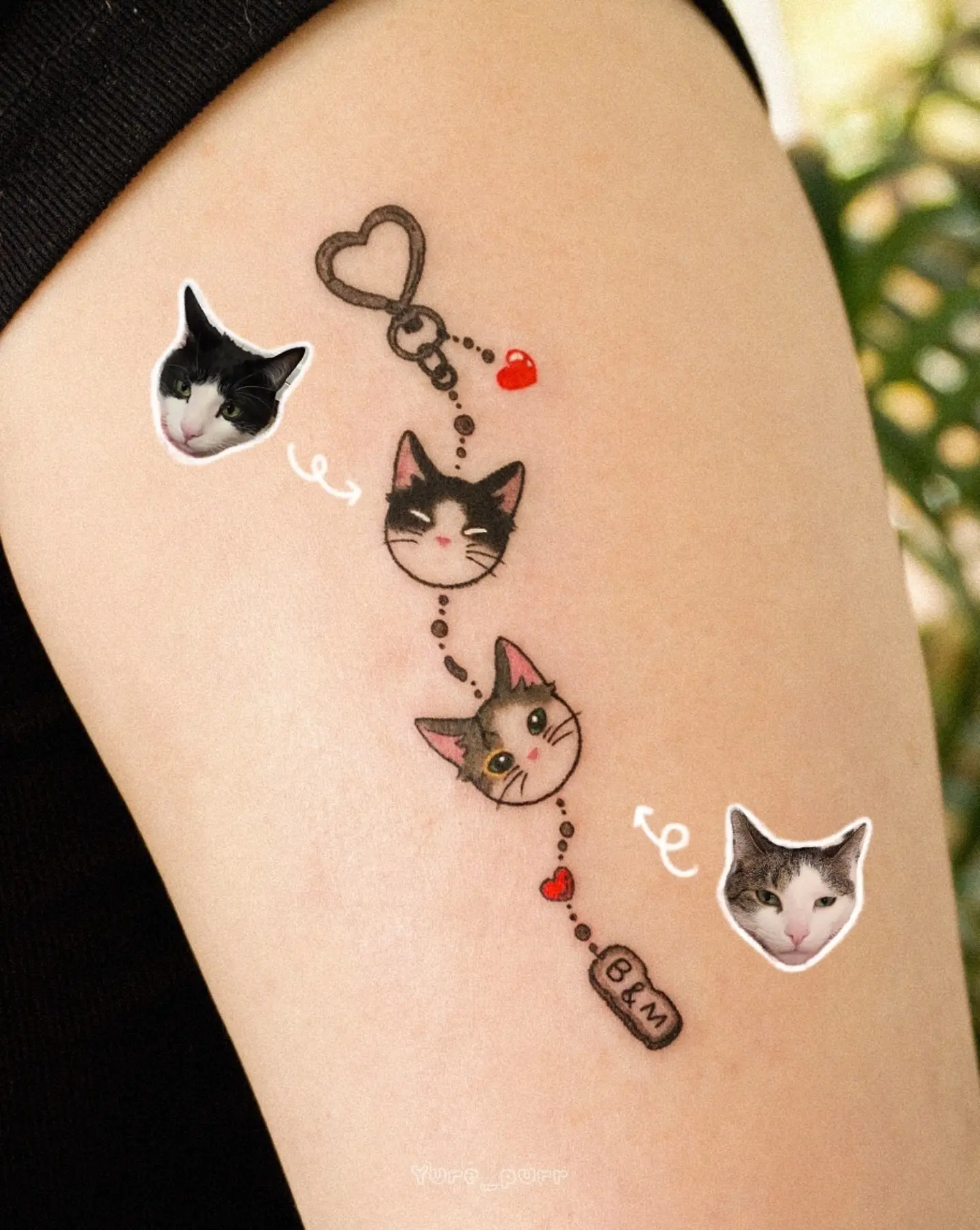 Tattoo by @yure_purr β dotwork, realism