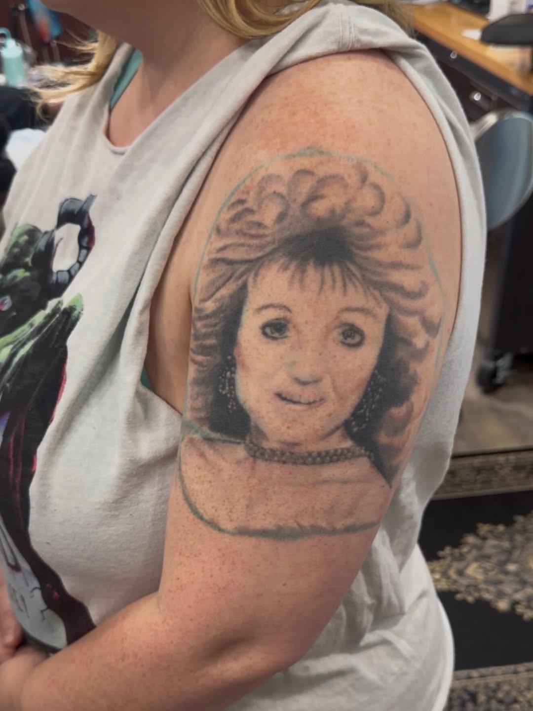 Tattoo by @tonyjohnson.tattoos — realism, black_and_grey