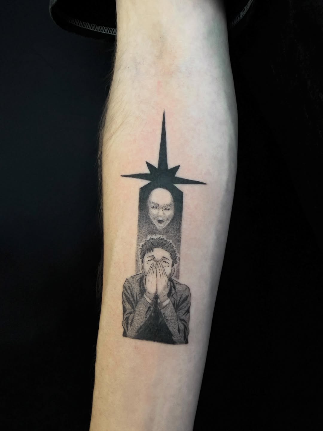 Tattoo by @tofuskintattoo — black_and_grey, realism