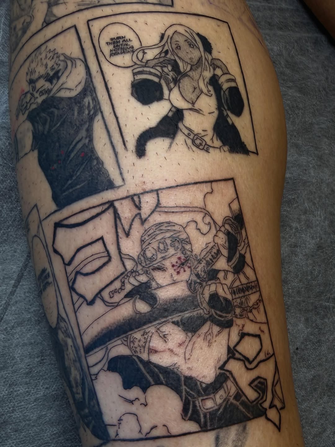 Tattoo by @tofuskintattoo — anime