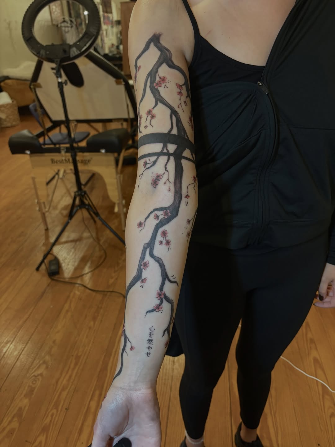 Tattoo by @that.tattoo.vampire — japanese_irezumi, lettering_script
