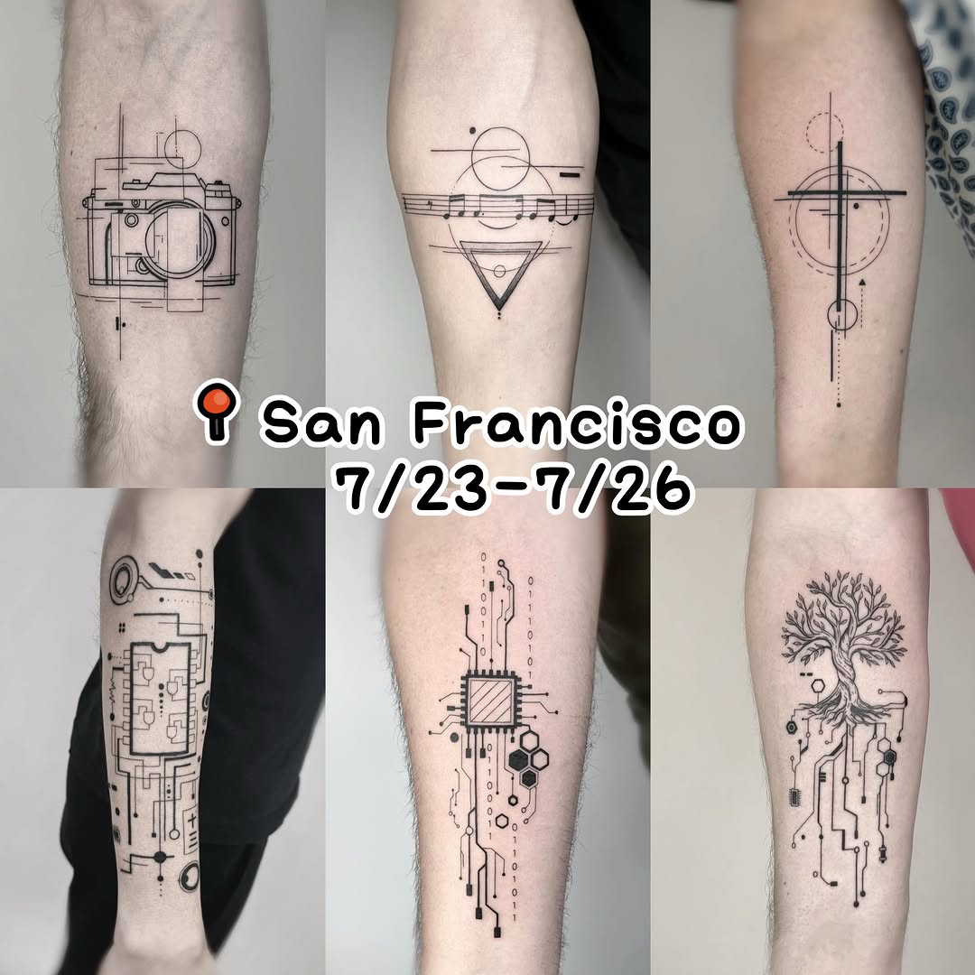 Tattoo by @jadyntattooer — geometric, fine_line