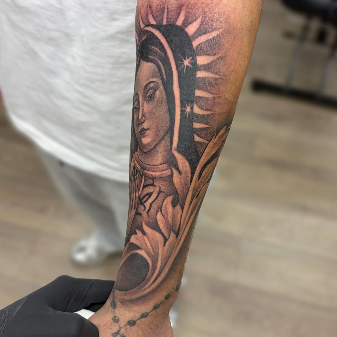 Tattoo by @tattoosbyalexander โ black_and_grey
