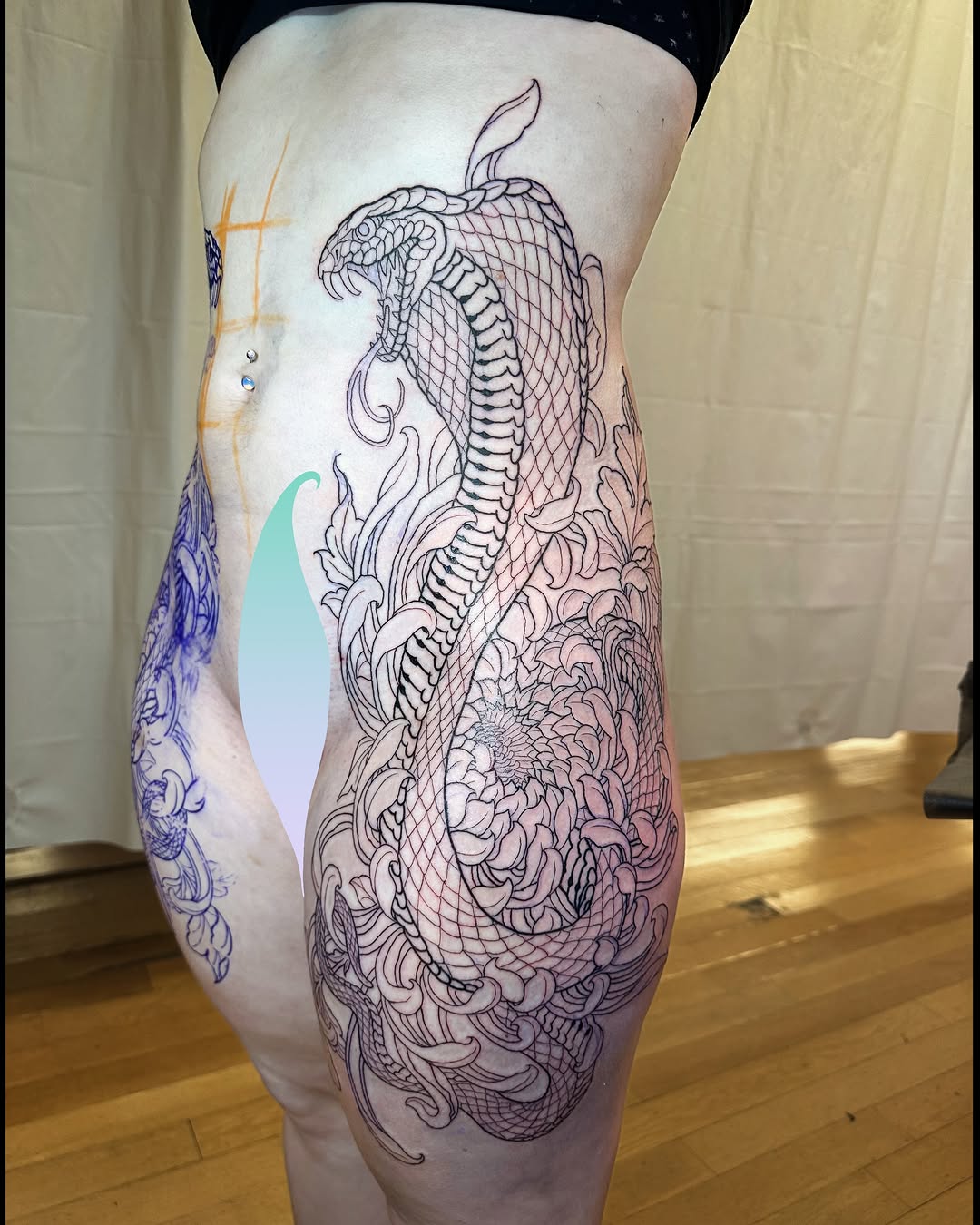 Tattoo by @colinbaker — japanese_irezumi, blackwork