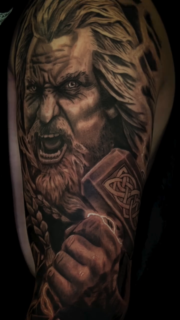 Tattoo by @maybebaby_tattoo — realism, black_and_grey