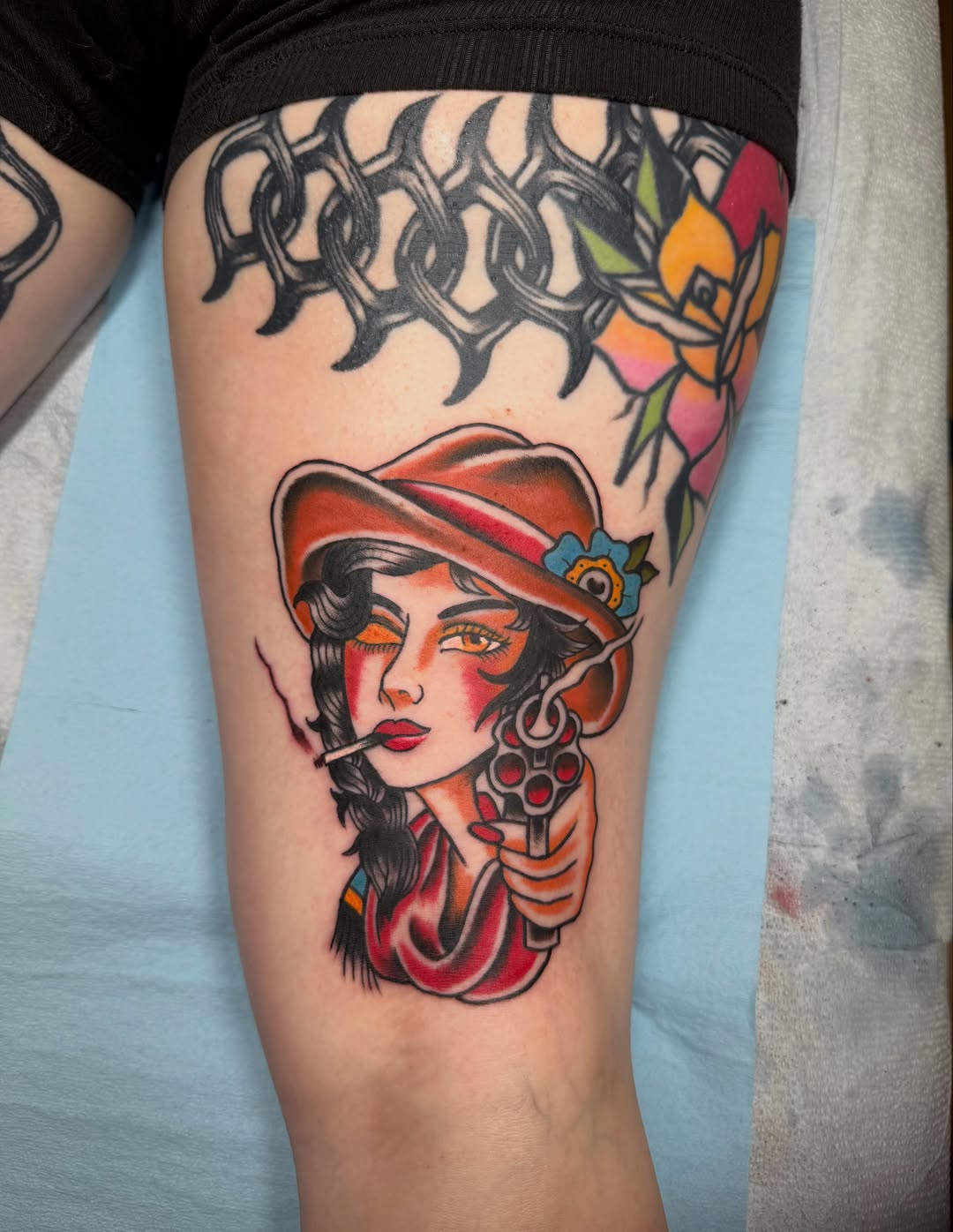 Tattoo by @tberrytattoos — american_traditional, neo_traditional